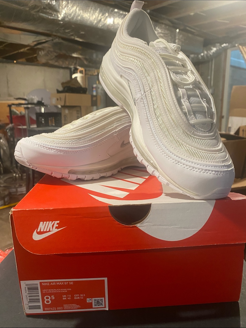 Nike White Air Max 97 SE Women's Sneakers
